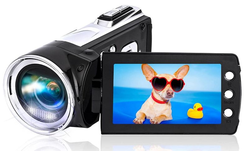 Heegomn Videokamera Camcorder FHD 1080P 30FPS 24.0MP Digitalkamera