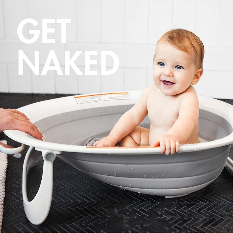 Boon Naked Faltbare Babybadewanne mit 2 Positionen